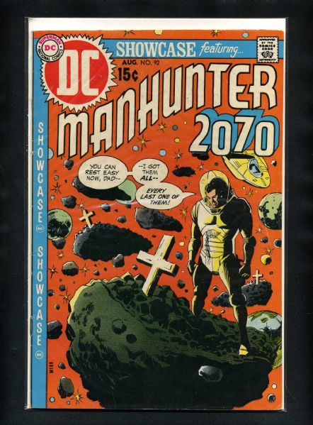 Showcase #92 VG/F 1970 DC Manhunter 2070 Comic Book
